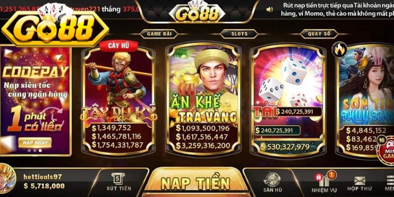 Giới Thiệu Go88 - Tổng Quan Về Hệ Thống Giải Trí Uy Tín 3 Ưu điểm giúp nền tảng được người chơi săn đón