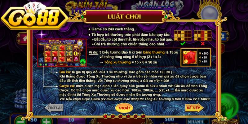Kho Tàng Ngũ Long Go88 - Đẳng Cấp Game Slot Nổ Hũ Hot 2 Săn jackpot cực khủng trong trò chơi