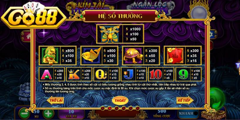 Kho Tàng Ngũ Long Go88 - Đẳng Cấp Game Slot Nổ Hũ Hot 3 Cài đặt vòng quay tự động để nâng cao hiệu suất
